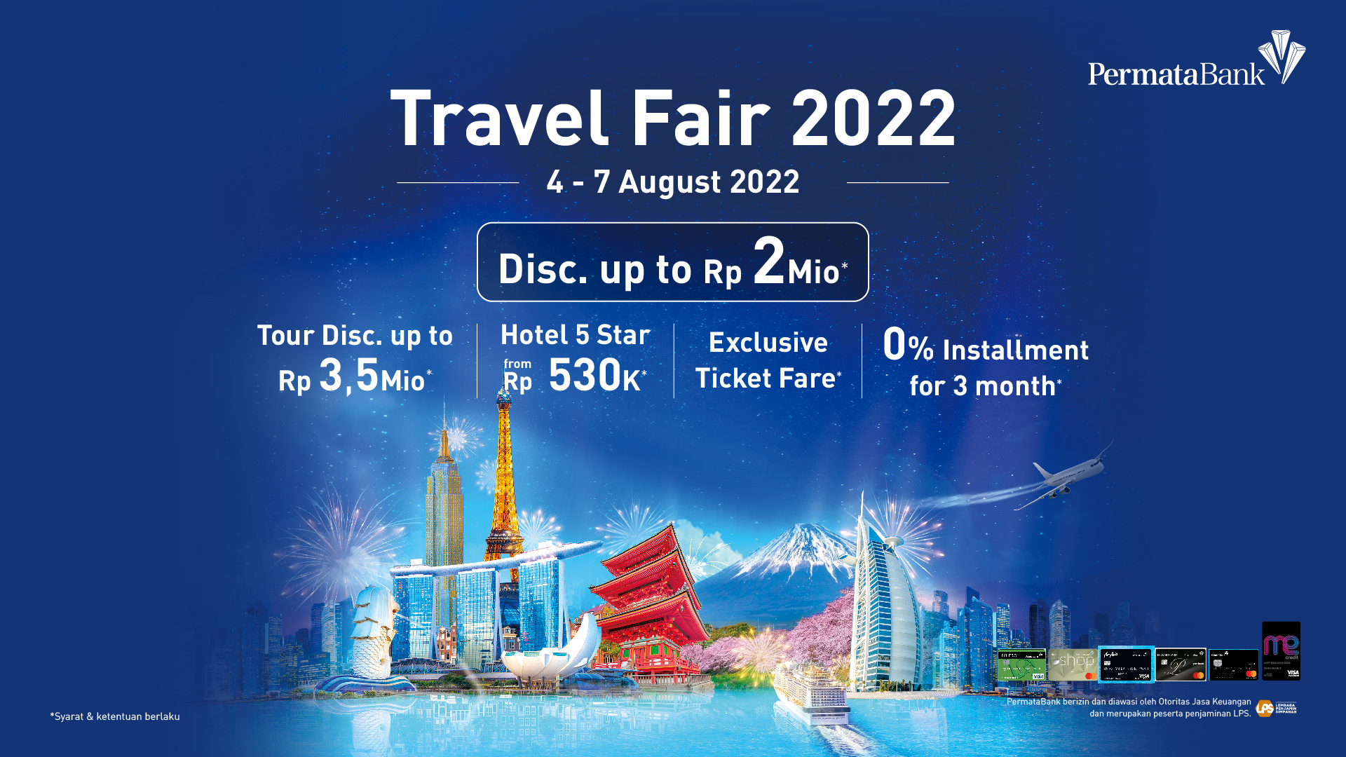 PermataBank Travel Fair 2022 s/d 7 Agustus Points Geek